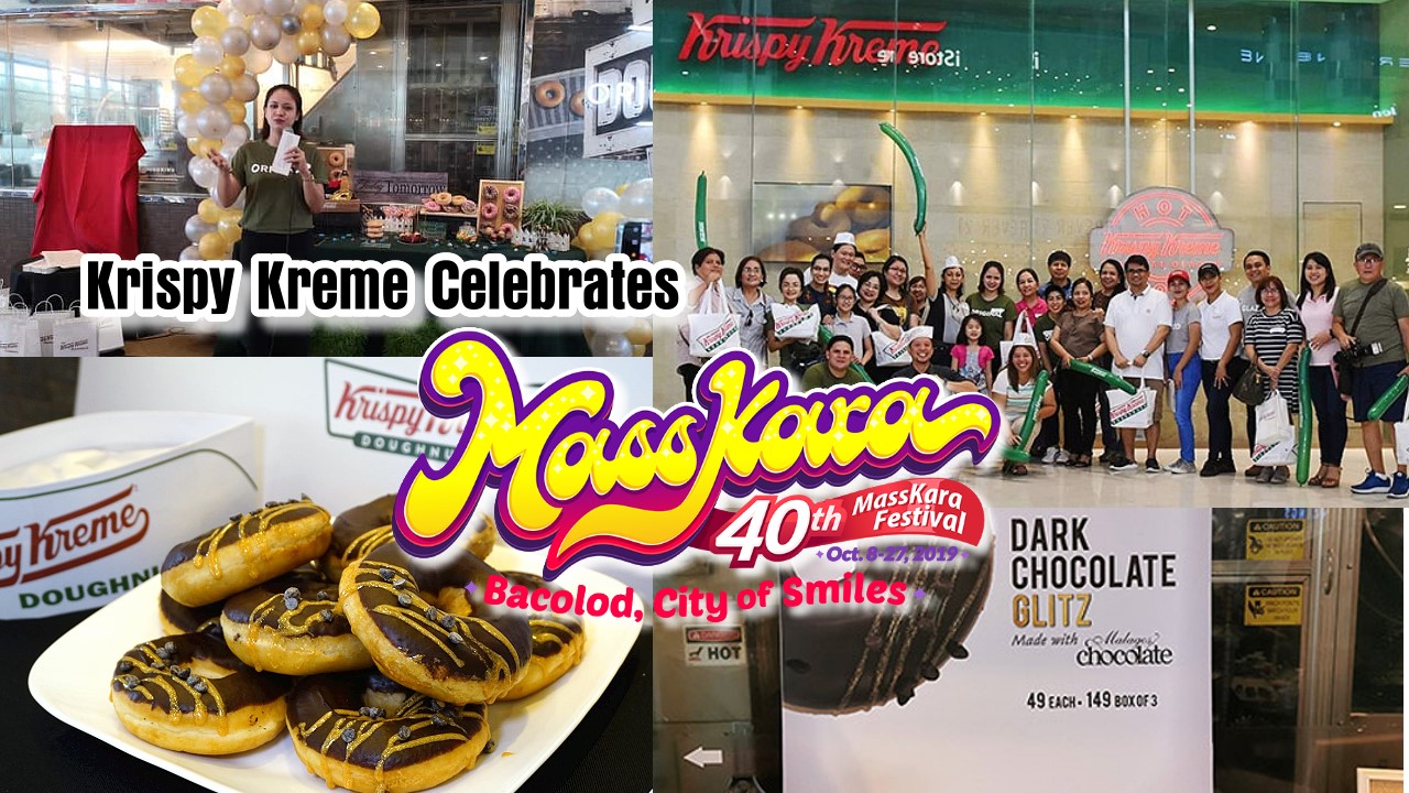 Krispy Kreme celebrates Masskara Festival 2019 introduces Dark Chocolate Glitz