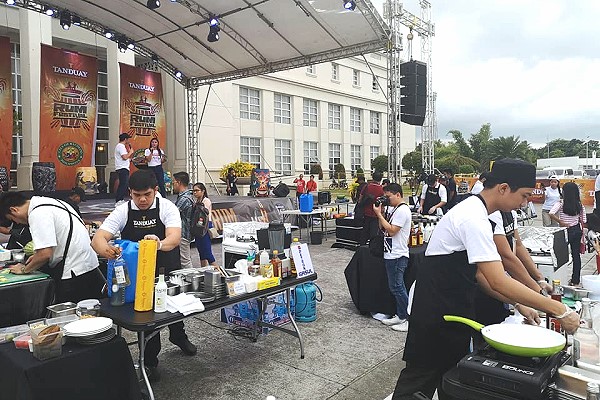 Scenes during the Culinaria Competition at the Bacolod Rum Festival