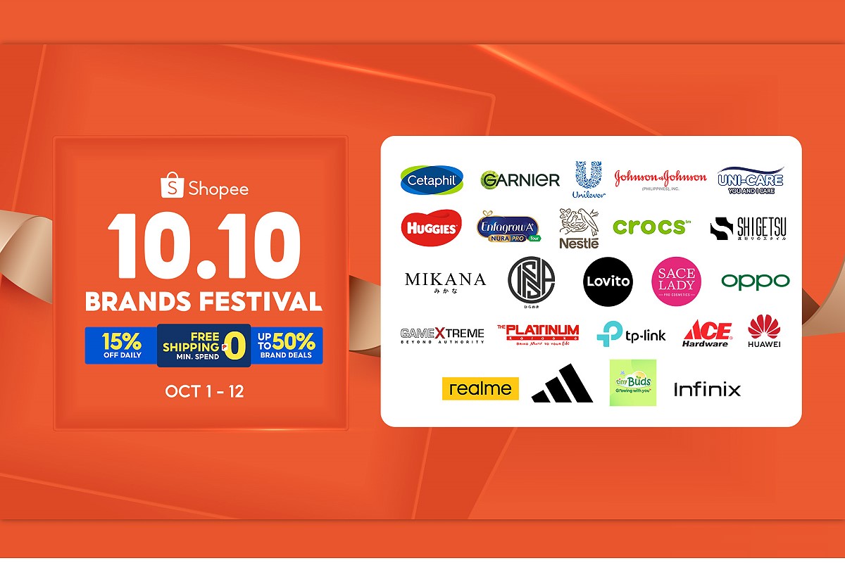 Shopee\'s 10.10 Brands Festival is the biggest brands sale of the year