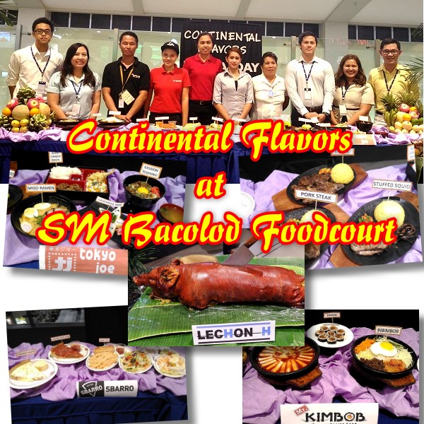 SM Foodcourt Continental Flavors Media Day banner