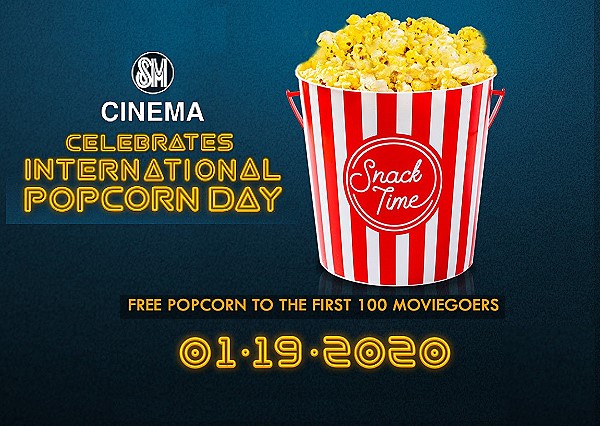 SM Snack Time Free Popcorn to First 100 Moviegoers