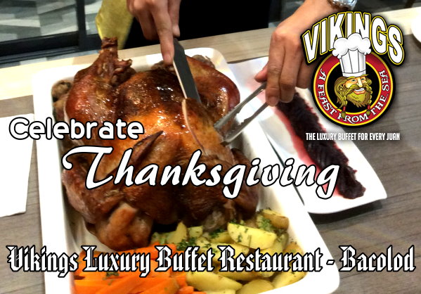 thanksgiving menu at Vikings Bacolod